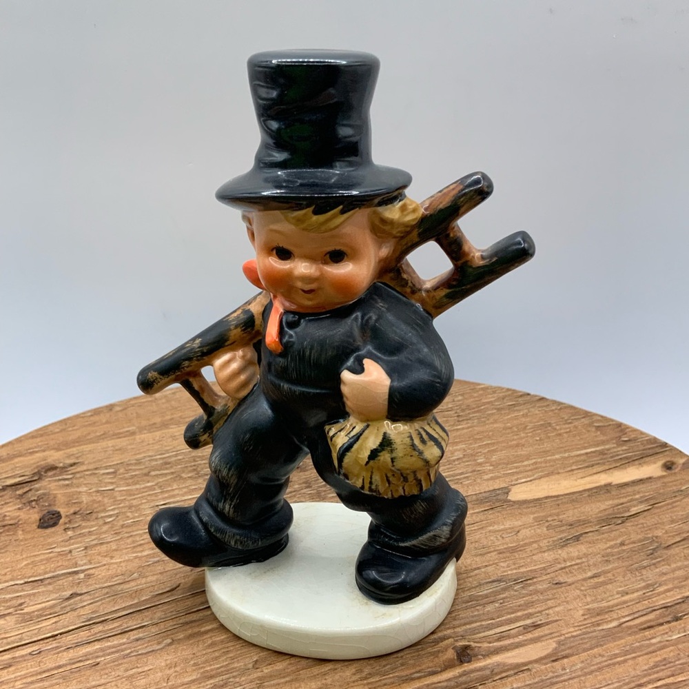 Hummel Goebal Vintage West Germany Chimney Sweep Porcelain Figurine